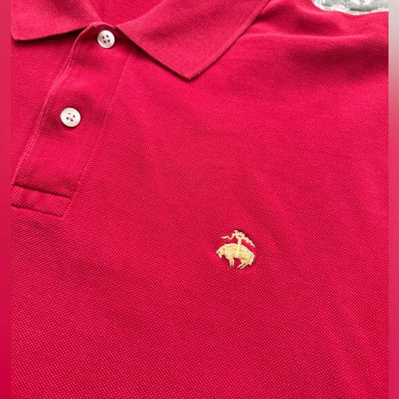 Men’s red Brooks brothers polo - Picture 2 of 4